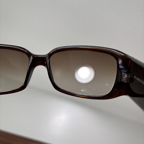 Brown Fendi Sunglasses Rectangle Colorful Brand Letters FS458 Case Designer main image 6